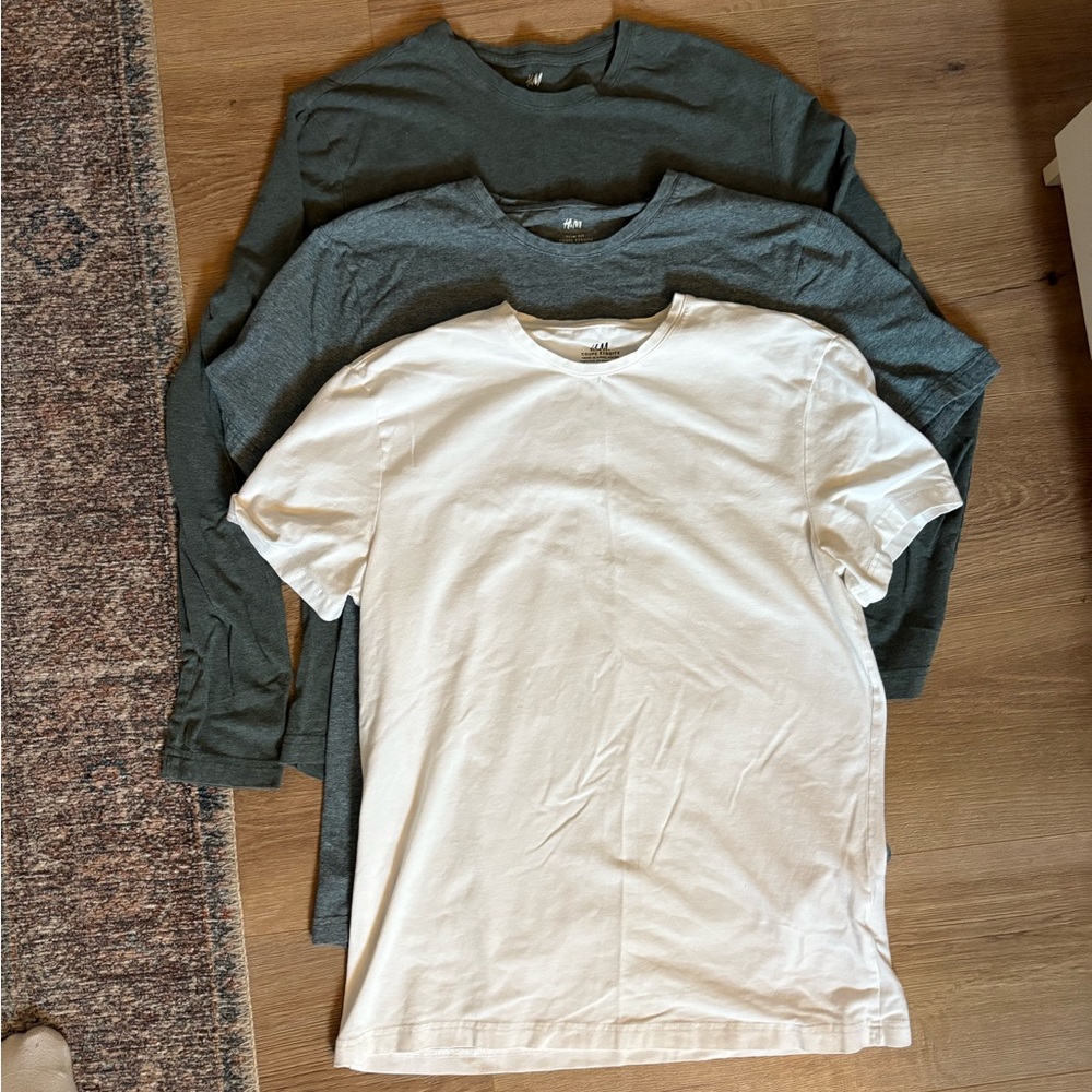 BUNDLE | H&M 3 Slim Fit (L) shirts